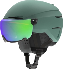 Atomic Savor Visor Stereo Skihelm (green) 