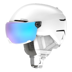 Atomic Savor Visor Stereo Skihelm (white-heather) 