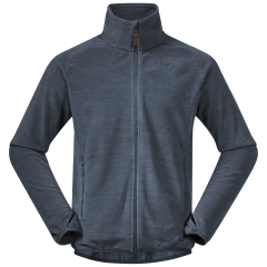 Bergans Hareid NoHood Fleece Jacket (orion-blue) 