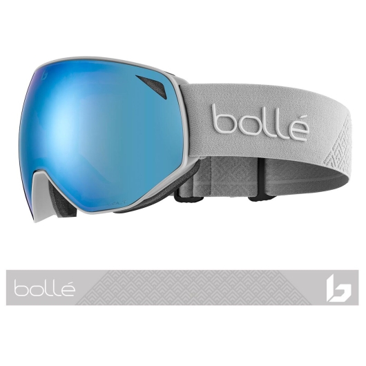 Bolle Torus Skibrille (full grey matte/volt ice blue) 