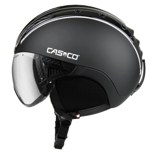 Casco SP-2 Visor Skihelm  (black matte/carbonic) 