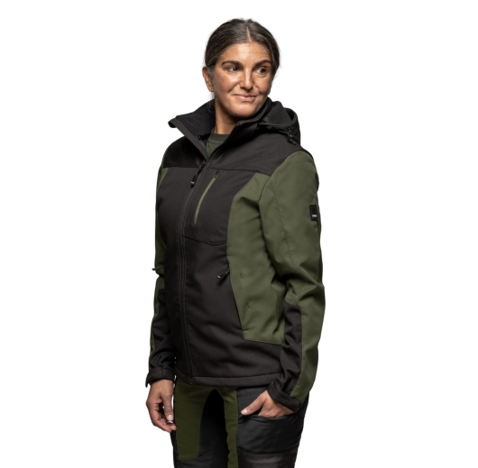 FHB Julia Softshelljacke (oliv-schwarz) 