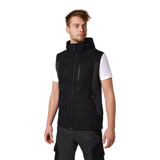 FHB Justus Softshell-Weste (anthrazit-schwarz) 