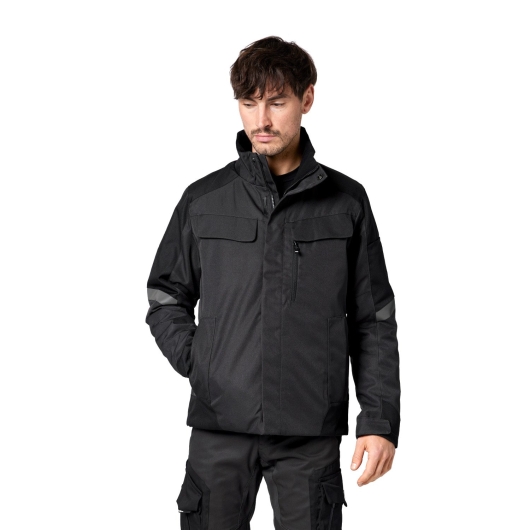 FHB Lars Winter-Arbeitsjacke (anthrazit-schwarz) 