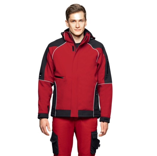 FHB Walter Softshelljacke (rot-schwarz) 