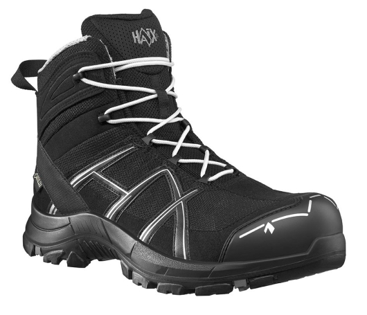 Haix BE Safety 40.1 Mid S3 Sicherheitsschuhe (schwarz/silber) 