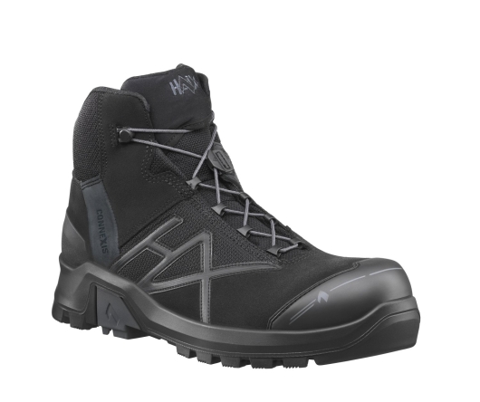 Haix Connexis Safety+ GTX Mid S3 Sicherheitsschuhe (black/black) 