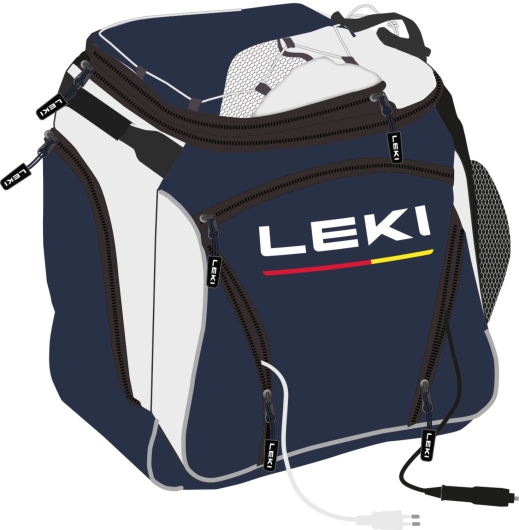 Leki Skiboot Bag WCR 60L Skischuhtasche (blue/red/light-grey) 