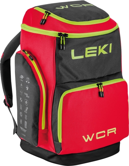 Leki Skiboot Bag WCR 85L Skischuh-Rucksack (bright-red/black/neonyellow) 