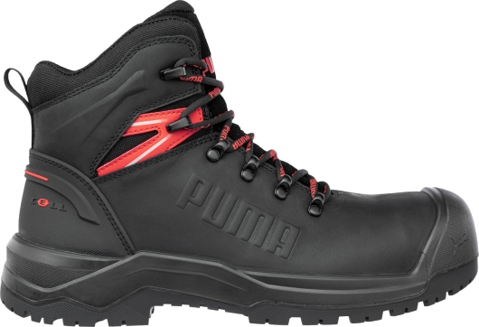 Puma Iron HD Mid S3S Sicherheitsschuhe (schwarz) 