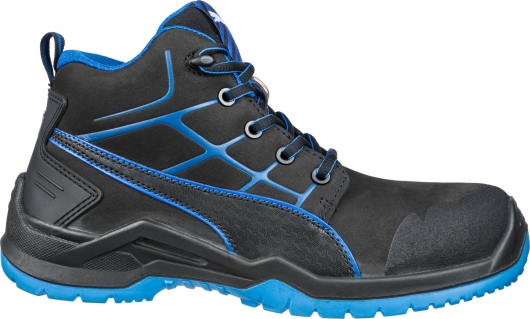 Puma Krypton Mid S3 Sicherheitsschuhe (schwarz/blau) 